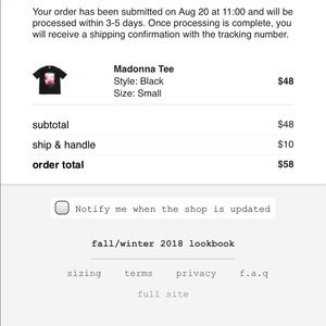 Supreme madonna T 🔥